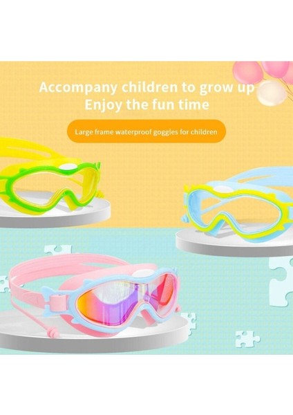 Mavi Çocuk Yüzücü Gözlüğü, Geniş Açı, Uv ve Anti- Sis Özellikli, Havuz ve Deniz Kullanımı fiyatları