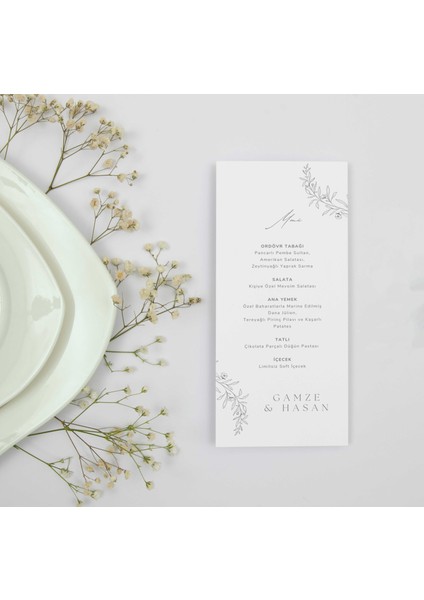 Yasemın Menü Kartı