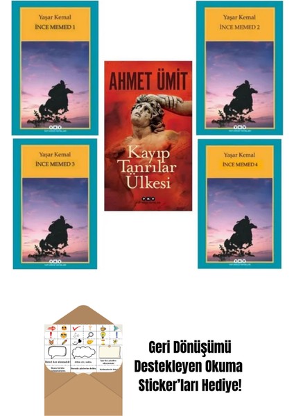 Ahmet Ümit 5 Kitap Set + Okuma Sticker'ları