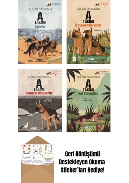 Gülten Dayıoğlu A Takımı Serisi 4lü Set + Okuma Sticker'ları