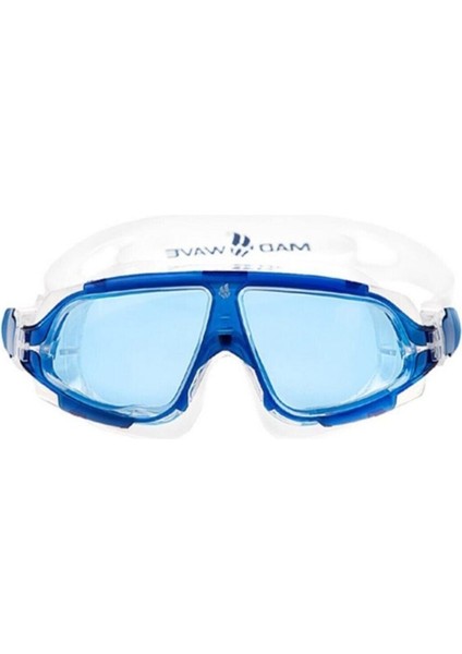 Mavi Beyaz Yüzme Gözlüğü, Renkli, Konforlu ve Şık Tasarım
