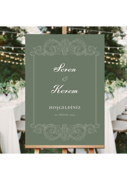 Hıstory Düğün Salonu Karşılama Panosu