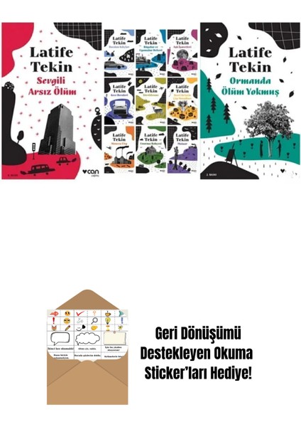 Latife Tekin 11 Kitap Set + Okuma Sticker'ları
