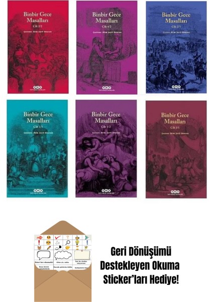 Harry Potter Ciltli 3 Kitap Set + Okuma Sticker'ları