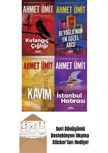 Hareketli Büyüyorum Serisi 5 Kitap + Okuma Sticker'ları