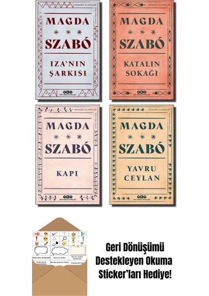 Yaşar Kemal Çocuk Kitapları 4 Kitap Set + Okuma Sticker'ları