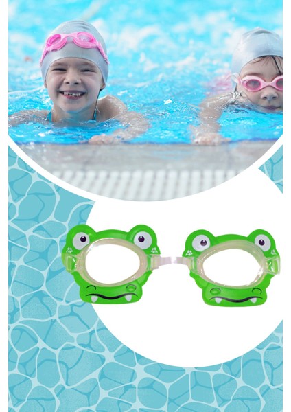 Çocuklar Için Renkli Deniz Havuz Dalış ve Antrenman Gözlüğü 3- 6 Yaş