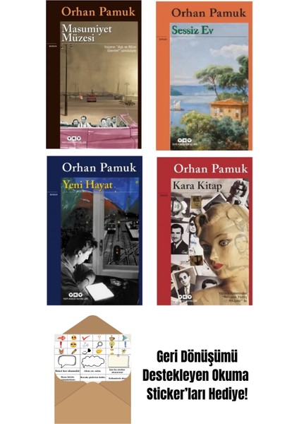 Marcel Proust Set 5 Kitap + Okuma Sticker'ları
