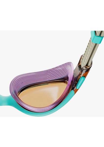 Mavi ve Turuncu Yüzücü Gözlüğü, Suya Dayanıklı, Konforlu ve Şeffaftır fırsatları
