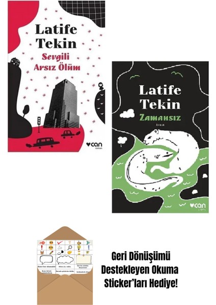 Latife Tekin 2 Kitap Set + Okuma Sticker'ları
