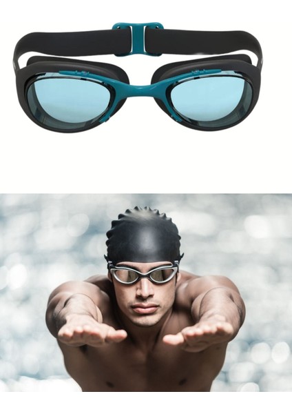 Konforlu Yüzme Gözlüğü, Ergonomik Tasarım, Şeffaf Lens, Rahat ve Şık Kullanım Sağlar