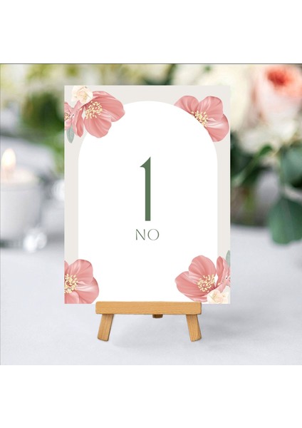 Leylak Büyüsü Masa Kartı