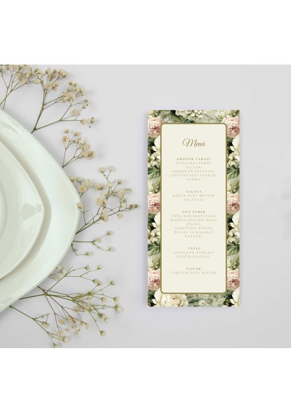 Allura Akasya Menü Kartı