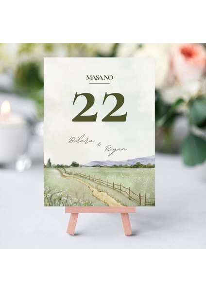 Serenıty Masa Kartı