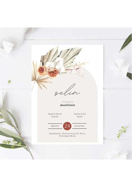 Özgün Kına Kartı