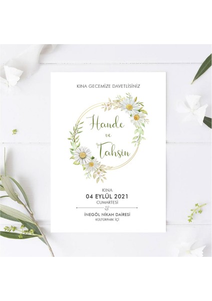 Begonya Kına Kartı