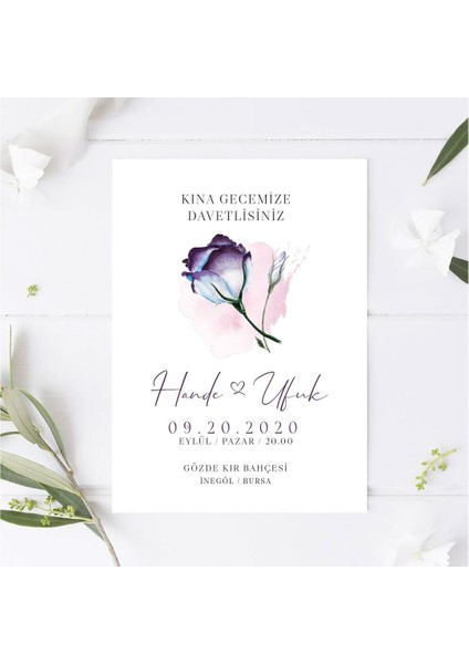 Vıolet Kına Kartı