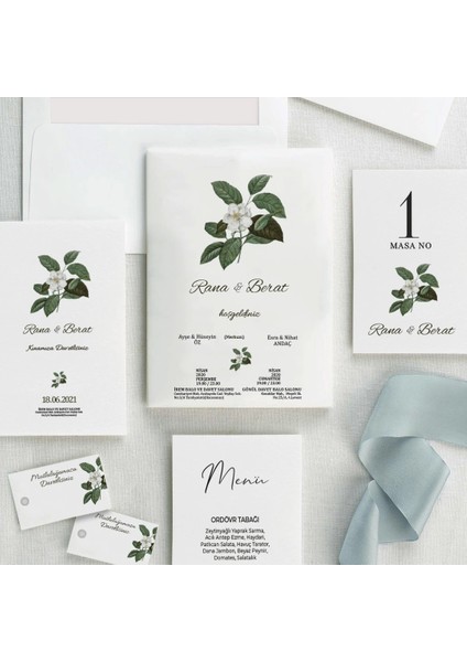 Hayal Zarfsız Düğün Davetiyesi fiyatları