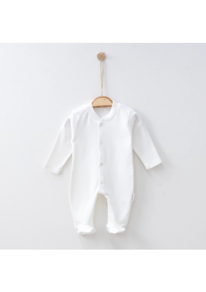 Düz Patikli %100 Pamuk Unisex Tulum