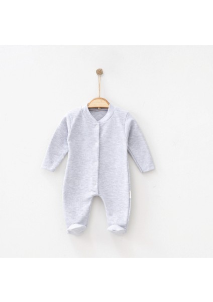 Düz Patikli %100 Pamuk Unisex Tulum