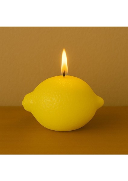 Limon Mum – Ferah ve Eğlenceli Dekoratif Soya Mum(Talebe Göre Renk Yapılabilir)
