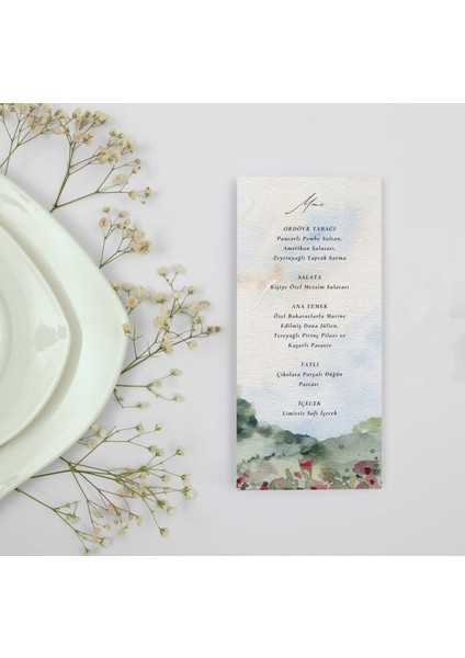 Nature's Elegance Menü Kartı