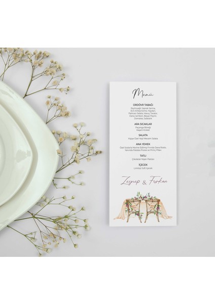 Efsunlu Menü Kartı