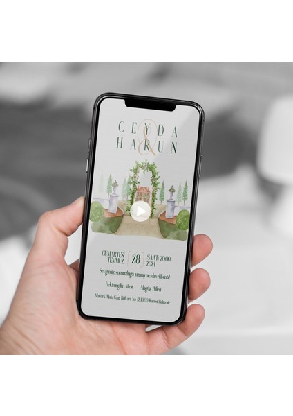 Çıçek Bahçesi Video Davetiye