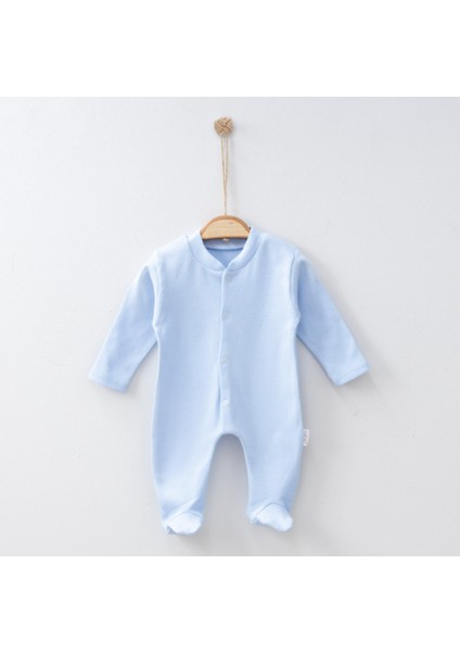 Düz Patikli %100 Pamuk Unisex Tulum