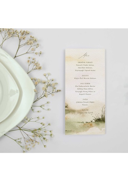 Orıental Dream Menü Kartı