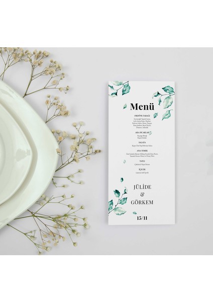 Okyanus Menü Kartı