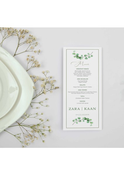 Miğfer Menü Kartı