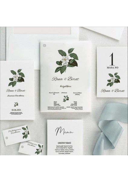 Hayal Zarfsız Isimlikli Düğün Davetiyesi fiyatları