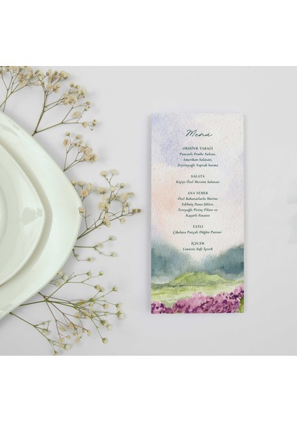 Summer Dream Menü Kartı