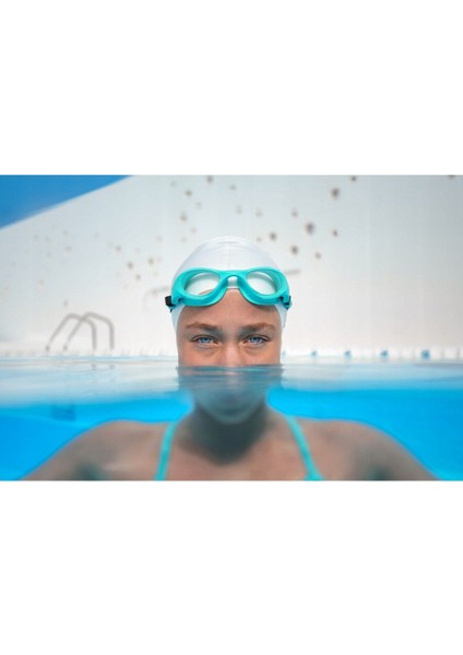 Turkuaz Yüzücü Gözlüğü, Konforlu ve Şık Tasarım, Su Geçirmez Özellik. fırsatları