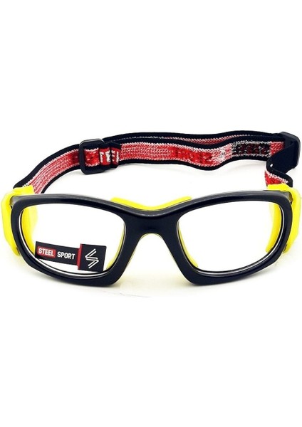 Siyah ve Sarı Iç Pedli Sporcu Gözlüğü, 14 Yaşa Kadar Uygun ve Numaralı Kullanım fiyatları