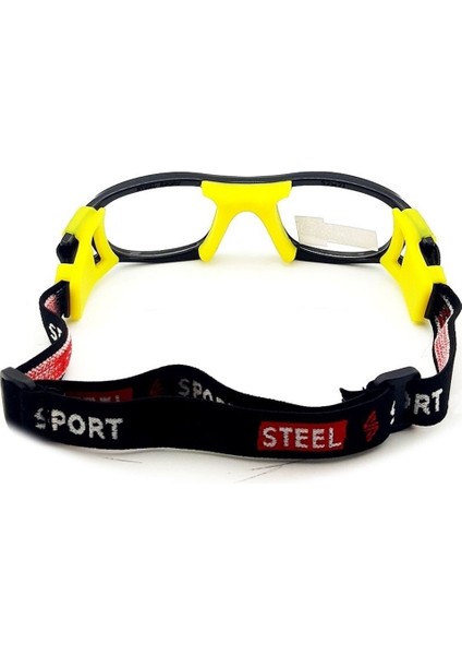Siyah ve Sarı Iç Pedli Sporcu Gözlüğü, 14 Yaşa Kadar Uygun ve Numaralı Kullanım modelleri