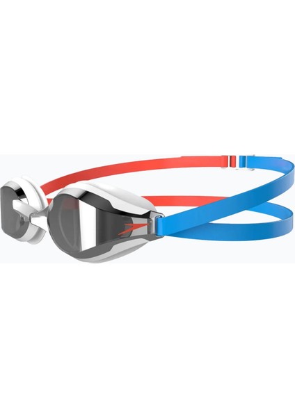 Aynalı Yüzücü Gözlüğü, Mavi Kırmızı- Beyaz, Hızlı ve Konforlu Kullanım modelleri
