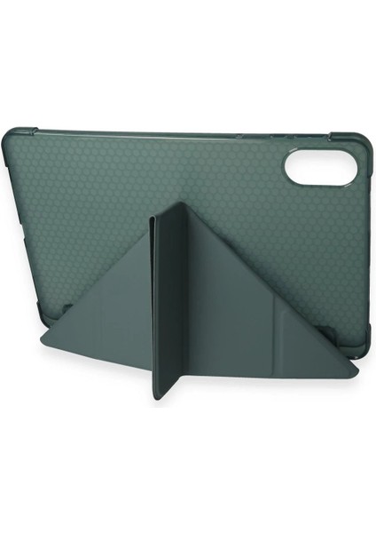Huawei Honor Pad X9 11.5 Kılıf Kalemlikli Mars Tablet Kılıfı - Koyu Yeşil modelleri