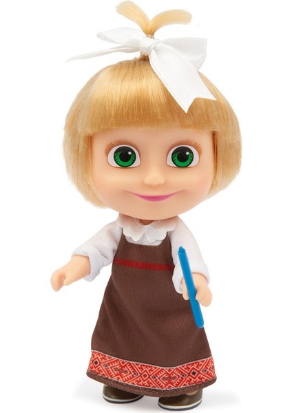 Masha & Koca Ayı 12 cm Masha Bebek ve Kalemli, Silinebilir Tahtası ile Okul Oyun Seti indirimleri