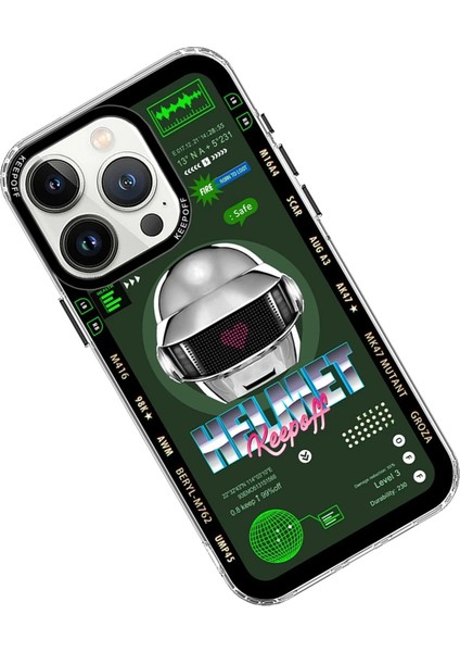 iPhone 15 Pro Parallel Space Time Magsafe Kapak - Metal Confession