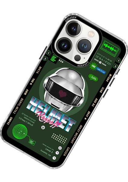iPhone 15 Pro Parallel Space Time Magsafe Kapak - Metal Confession