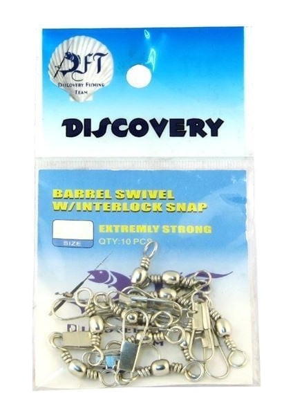 Discovery Çift Kilitli Klipsli Döner Fırdöndü No:01 10ADET