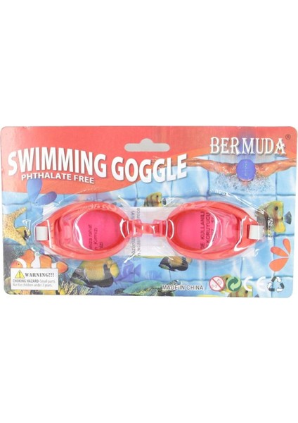 Kırmızı Renkli Phthalate Içermeyen Yüzücü Gözlüğü, Rahat ve Güvenli Kullanım