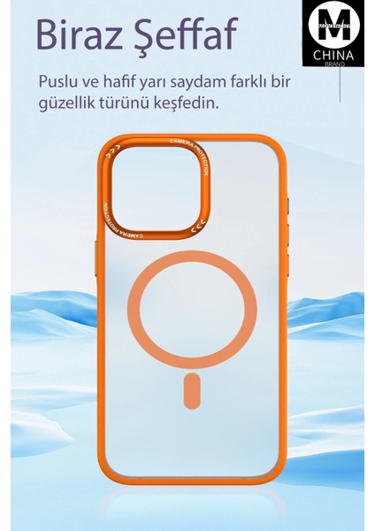 iPhone 15 Pro Kılıf Radyant Magsafe Kapak - Titan Gri