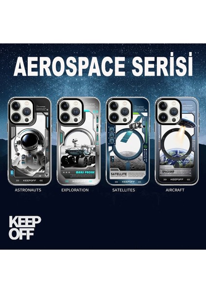 iPhone 15 Pro Aerospace Magsafe Kapak - Spaceman