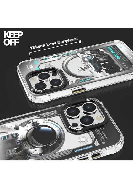 iPhone 15 Pro Aerospace Magsafe Kapak - Spaceman