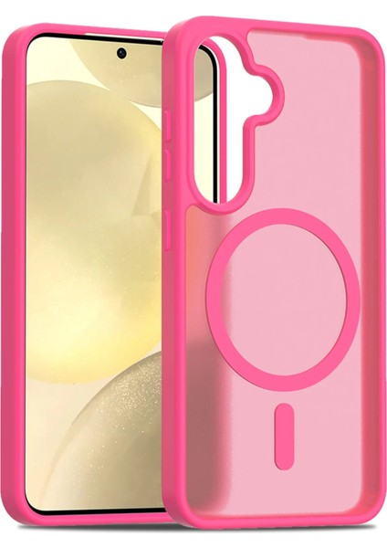 Samsung Galaxy S25 Plus Jota Magsafe Kapak - Rose