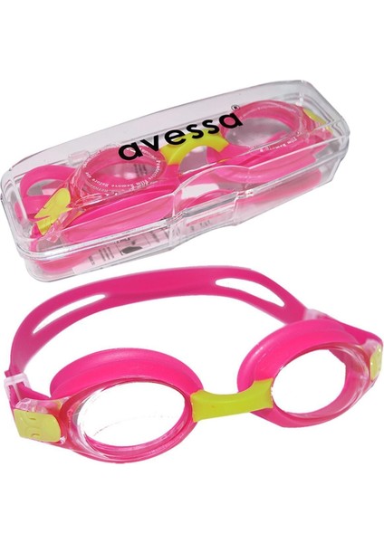 Renkli Çocuk Yüzücü Gözlüğü, Pembe, Rahat ve Şık Tasarım, Yüzme Aktiviteleri Için Ideal