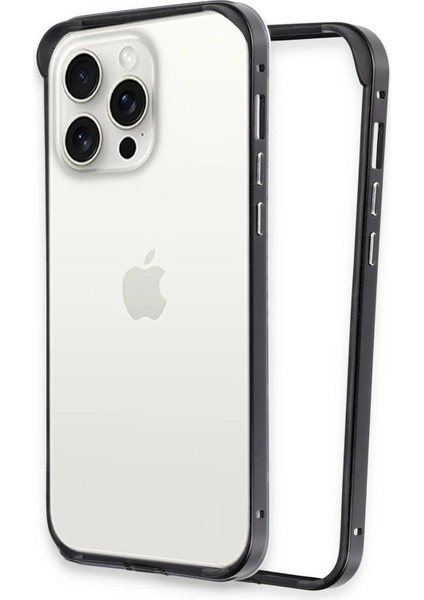 iPhone 14 Pro Max Land Bumper Koruma Kapak - Siyah
